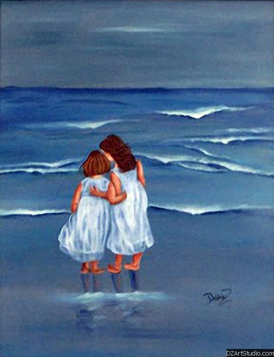 Girls At the Seashore